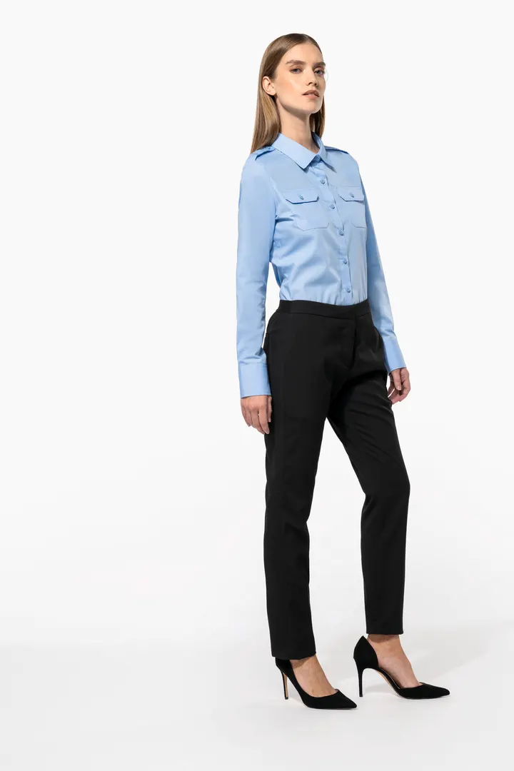 Langarm-Pilotenhemd für Damen 7
