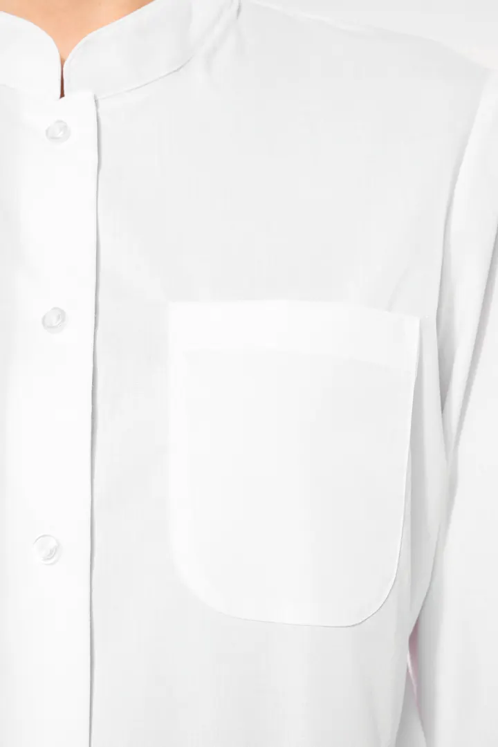 Chemise col mao manches longues femme 29