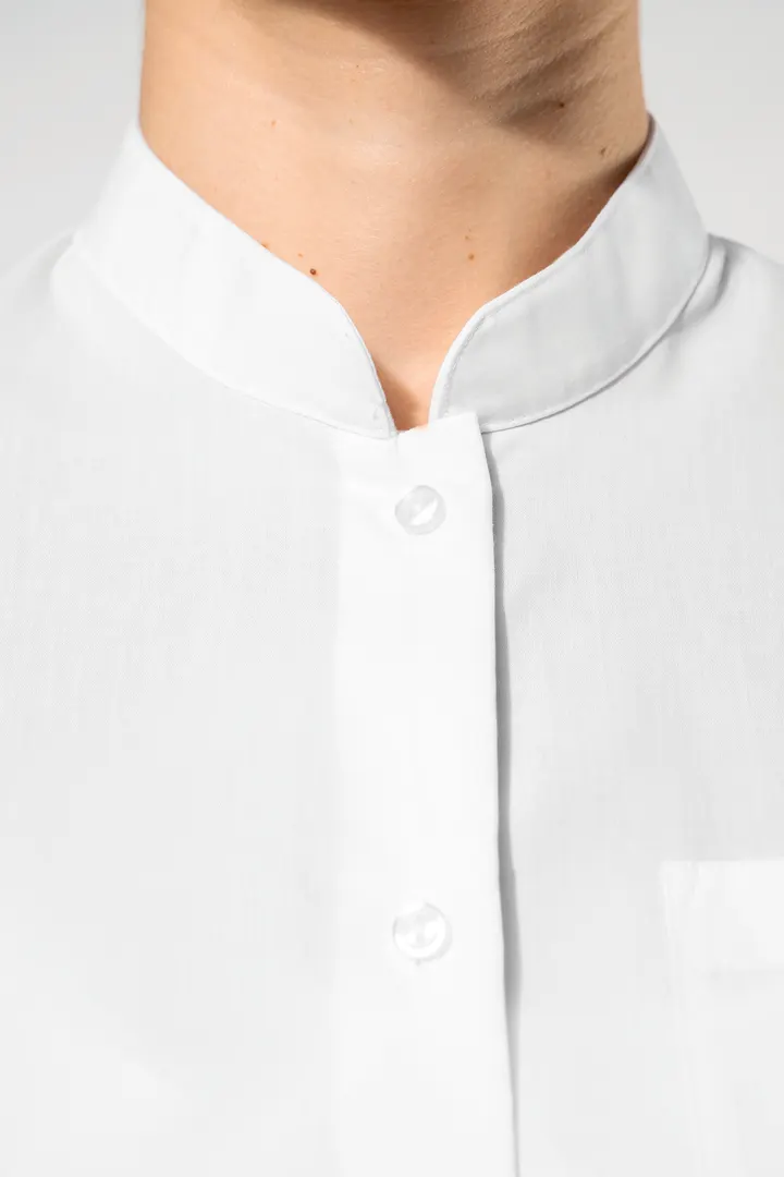 Chemise col mao manches longues femme 14