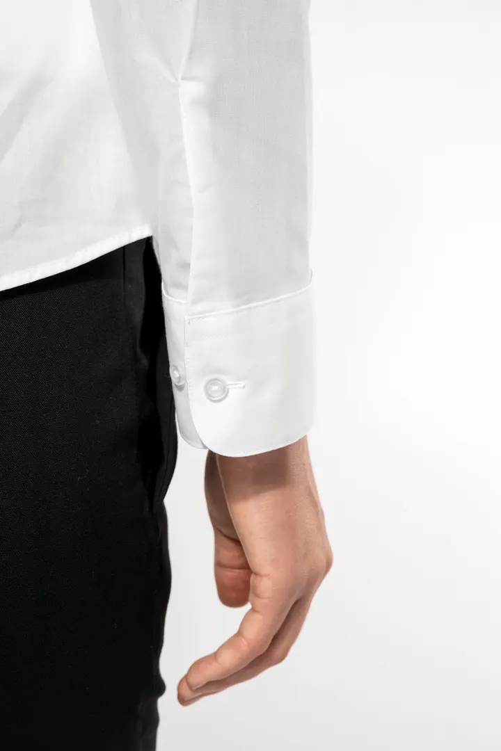 Chemise col mao manches longues femme 18