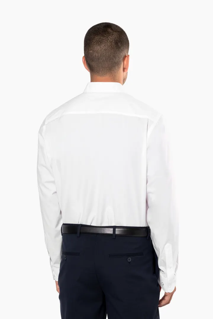 Chemise col mao manches longues 30
