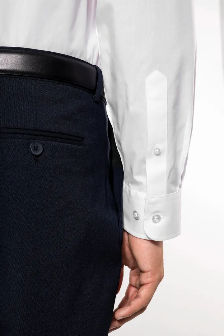 Chemise col mao manches longues 35