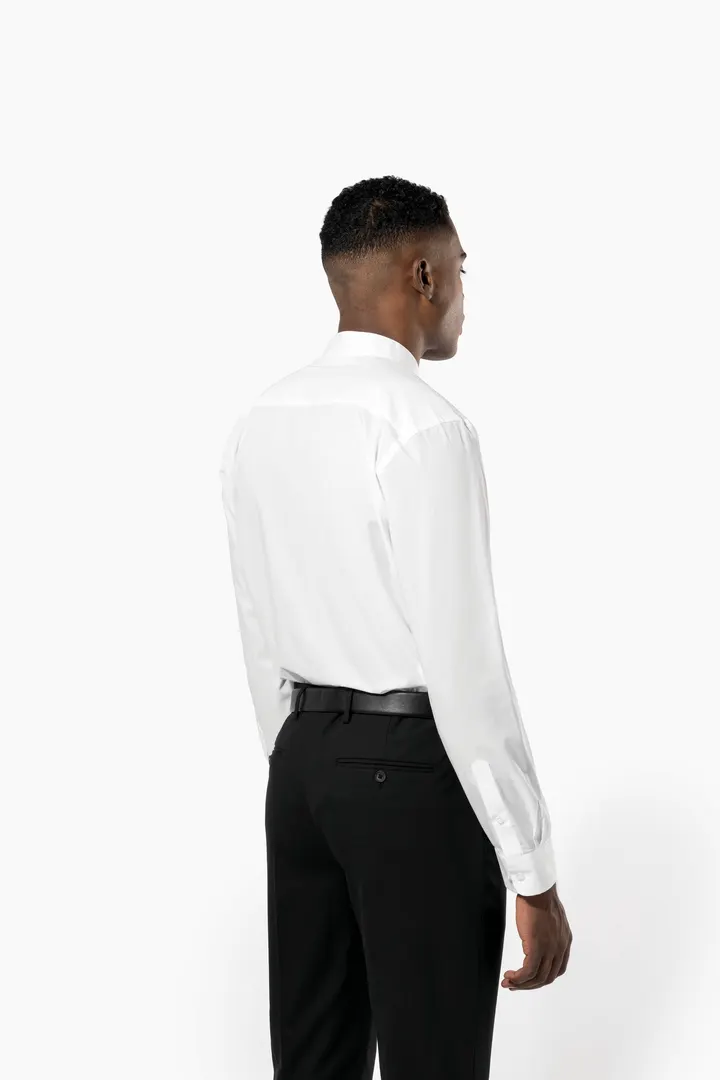 Chemise col mao manches longues 10