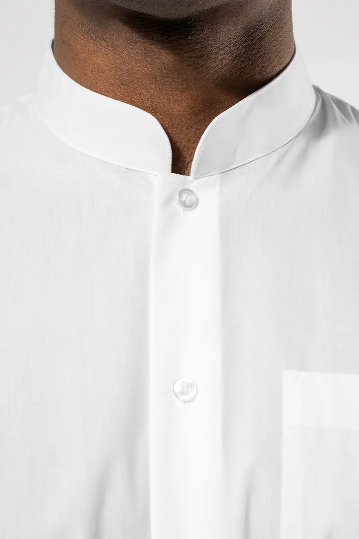 Chemise col mao manches longues 16