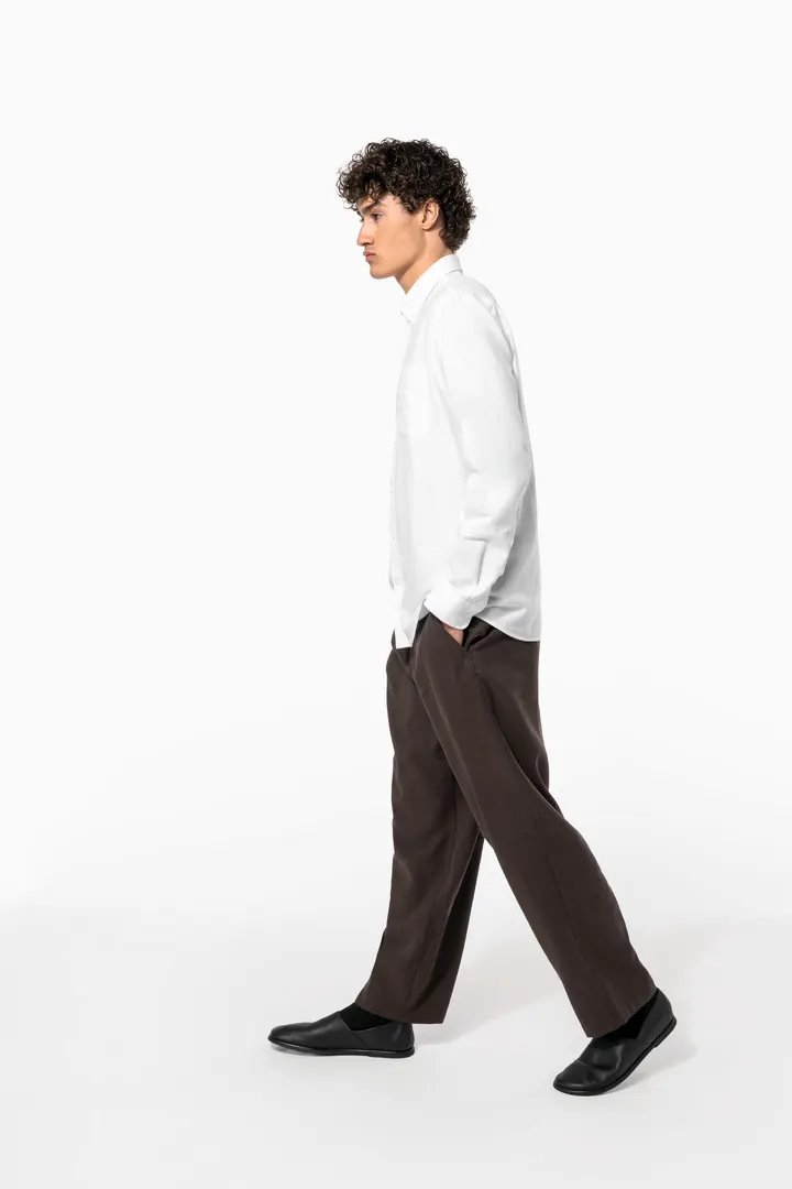 Chemise Oxford lavée manches longues 10