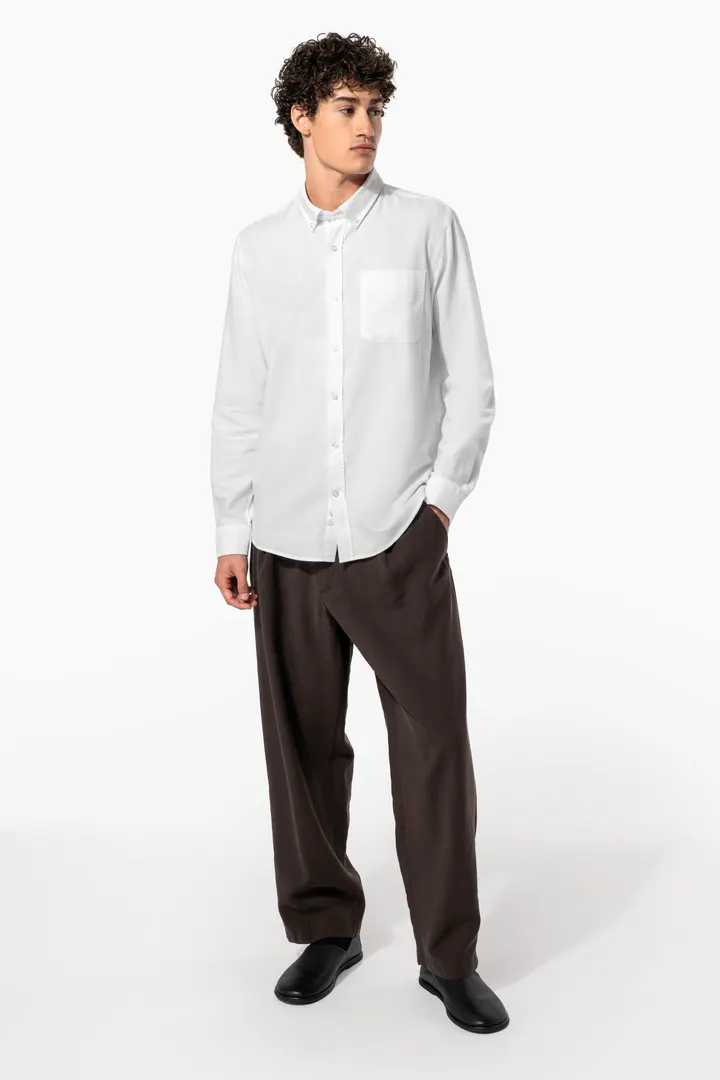 Chemise Oxford lavée manches longues 11