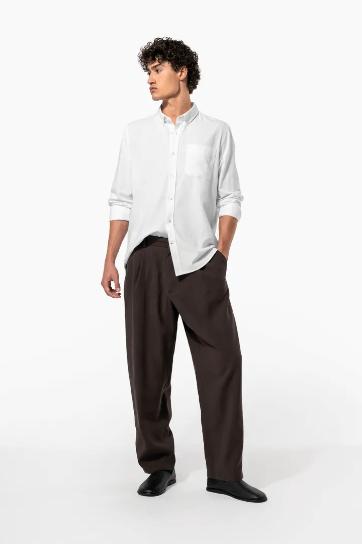Chemise Oxford lavée manches longues 3