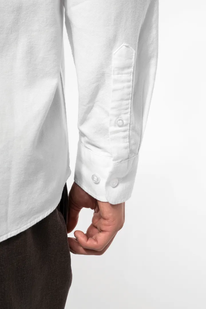 Chemise Oxford lavée manches longues 7
