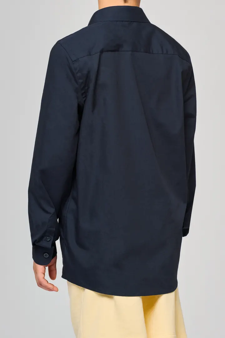 Chemise popeline manches longues enfant 4