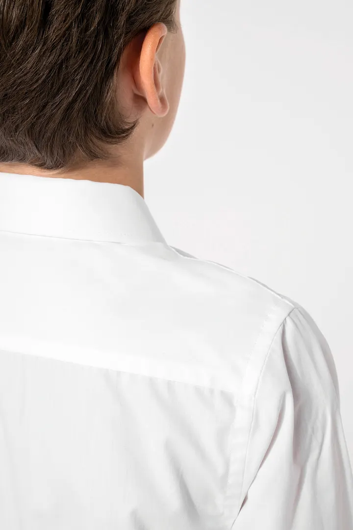 Chemise popeline manches longues enfant 9