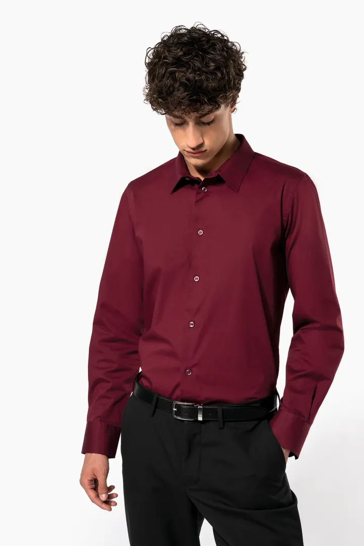 Herren Stretchhemd Langarm 5