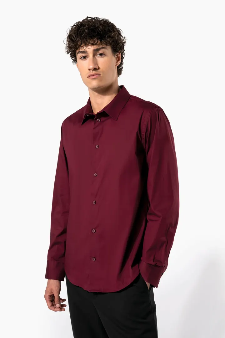 Herren Stretchhemd Langarm 6