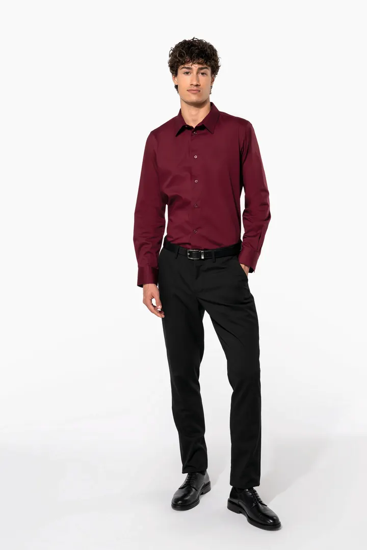 Herren Stretchhemd Langarm 7
