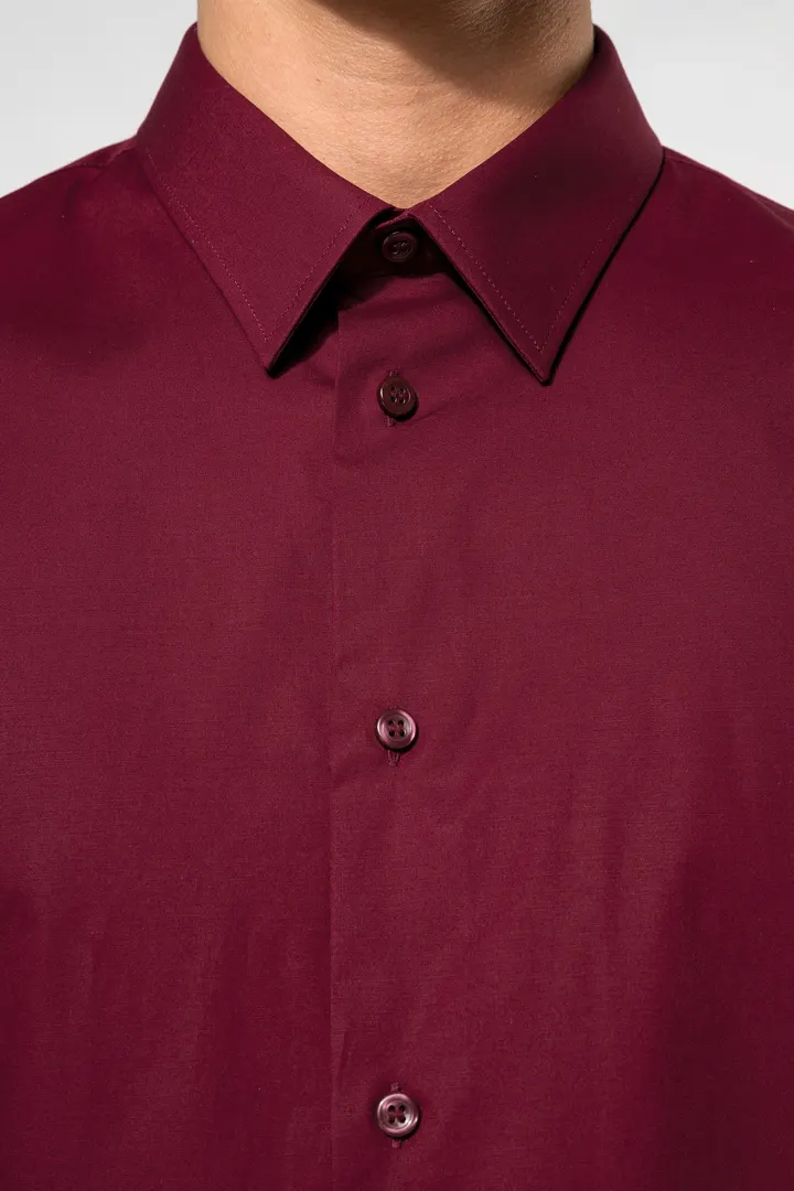 Chemise coton / élasthanne manches courtes 1