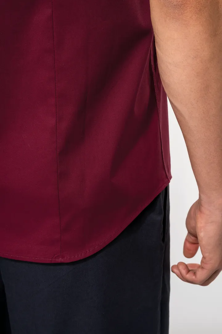 Chemise coton / élasthanne manches courtes 3