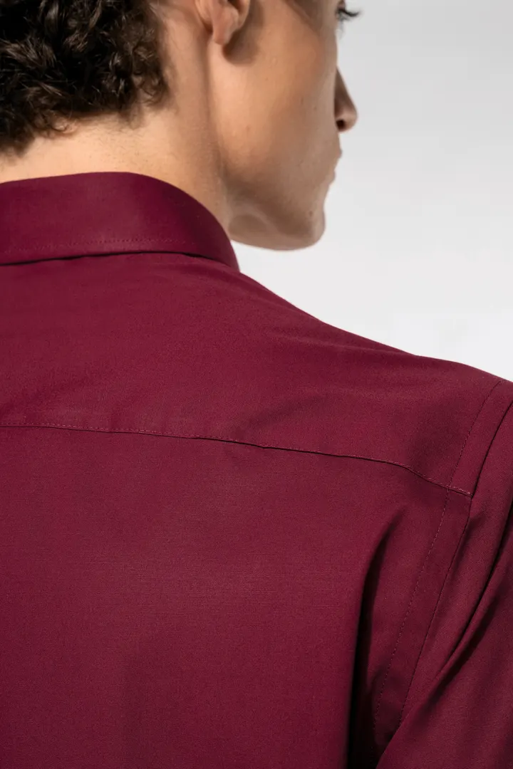 Chemise coton / élasthanne manches courtes 4