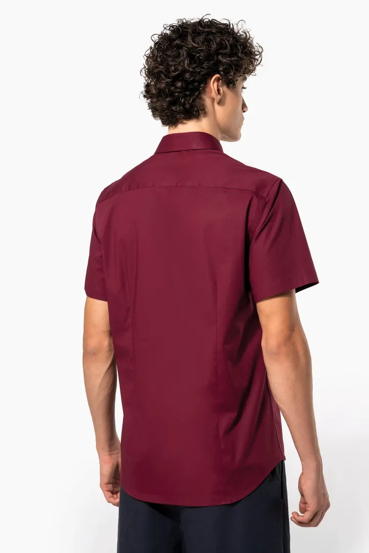 Chemise coton / élasthanne manches courtes 5