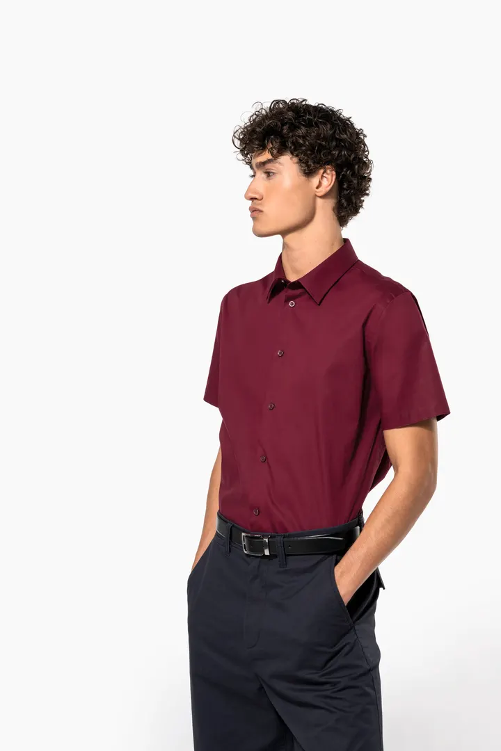 Chemise coton / élasthanne manches courtes 7