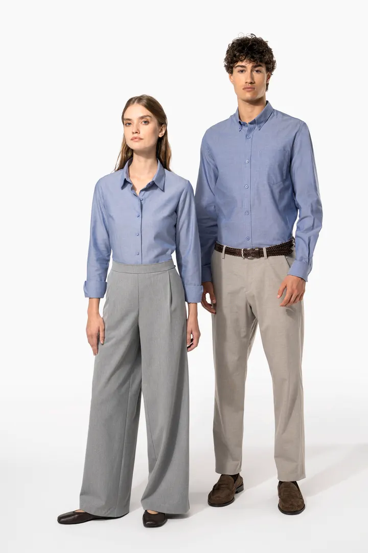 Chemise Oxford manches longues femme 10
