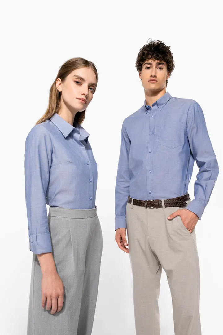 Chemise Oxford manches longues femme 11