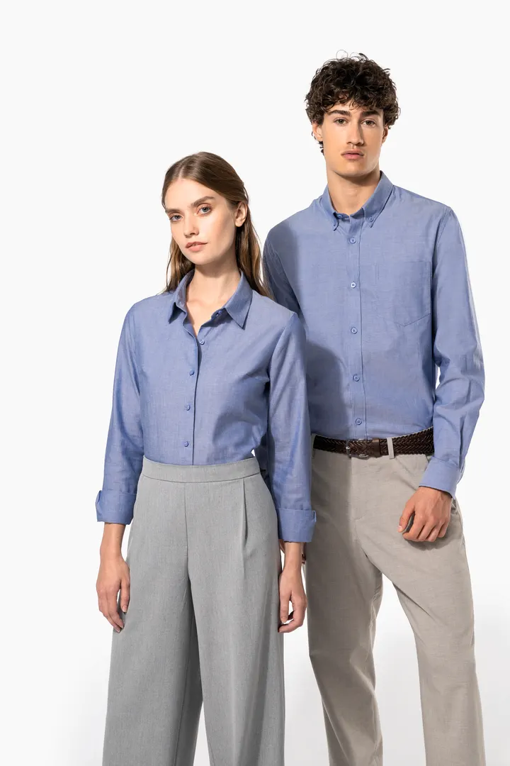 Chemise Oxford manches longues femme 12