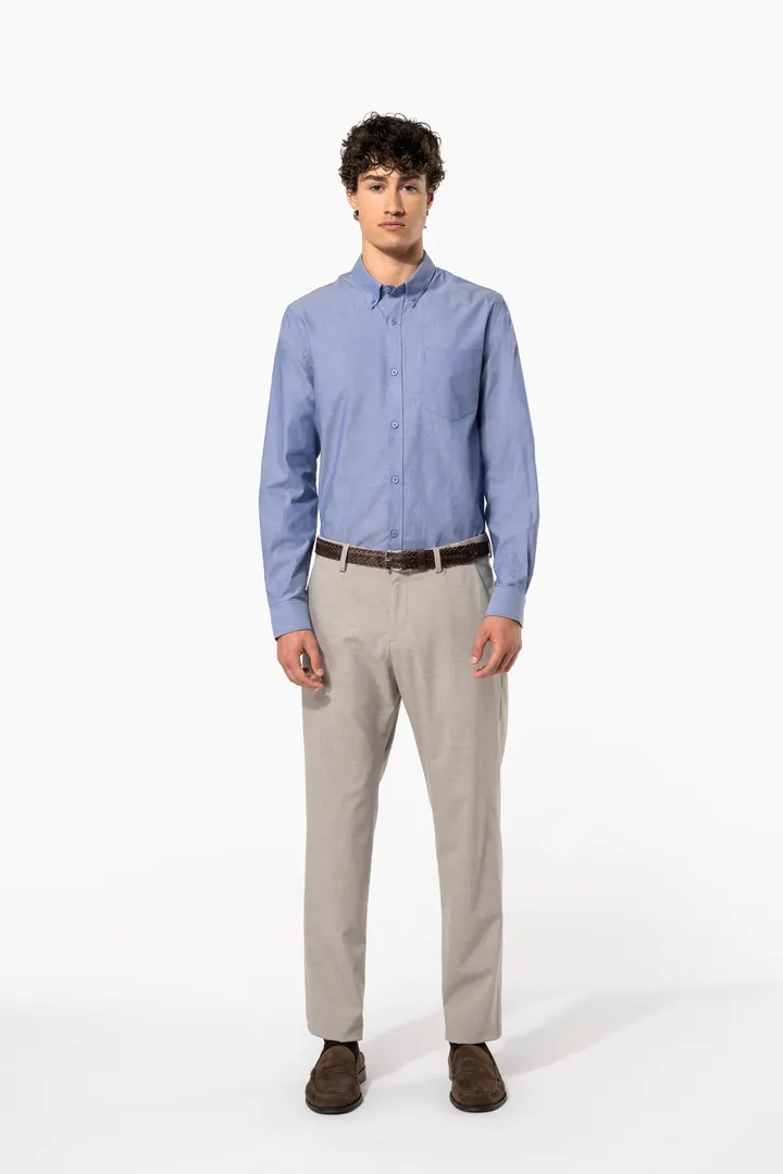 Herren Oxfordhemd Langarm 14