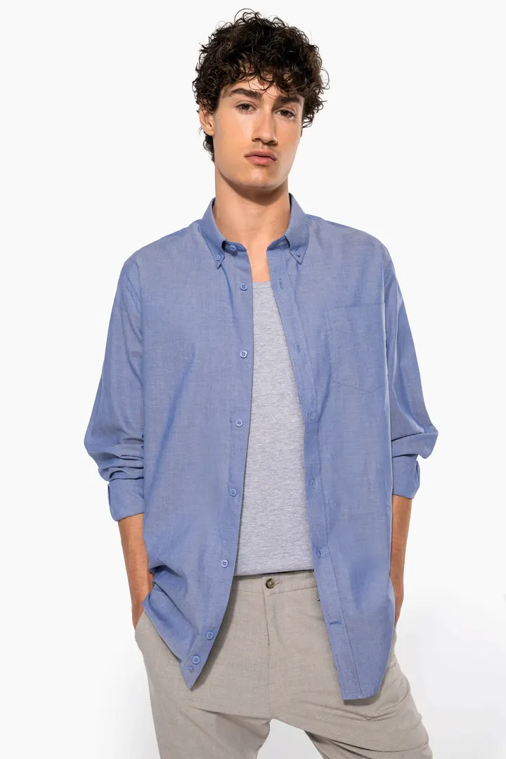 Herren Oxfordhemd Langarm 2