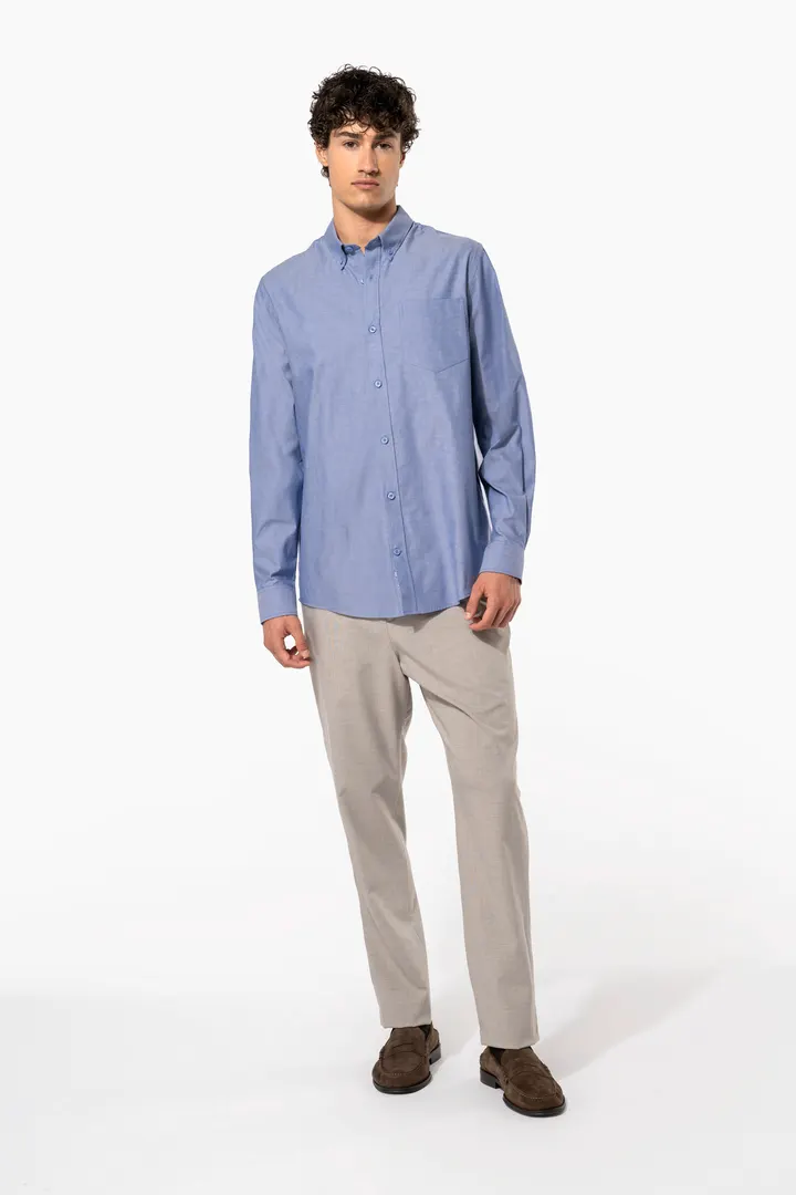 Herren Oxfordhemd Langarm 3