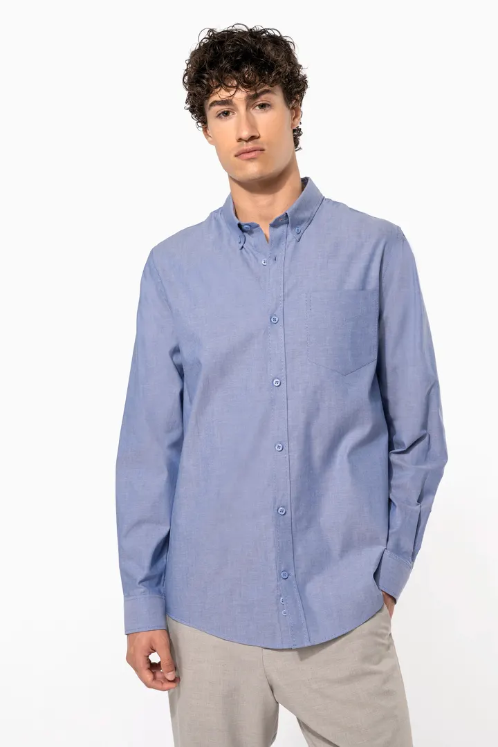 Herren Oxfordhemd Langarm 4