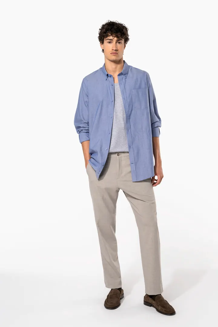 Chemise Oxford manches longues