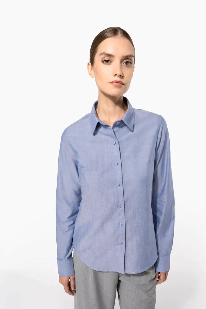 Chemise Oxford manches longues femme 3