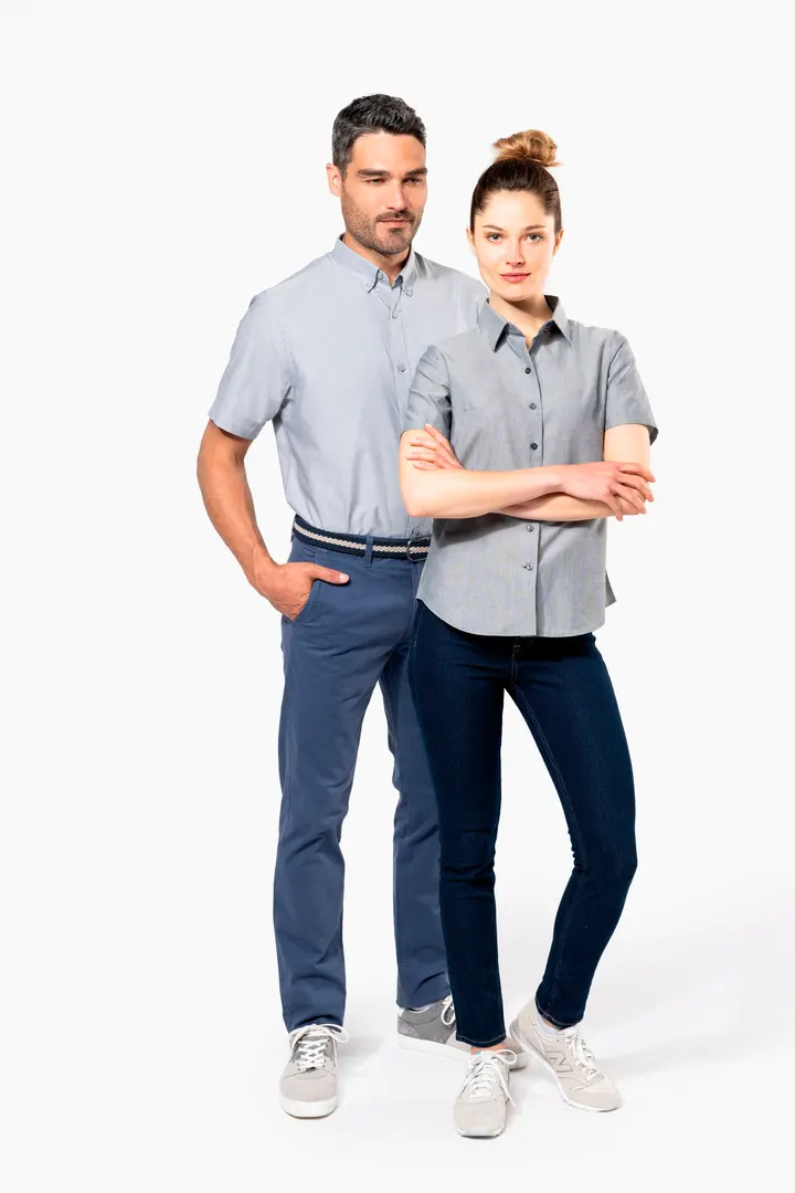 Chemise Oxford manches courtes 16