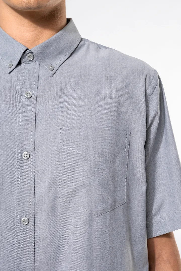 Chemise Oxford manches courtes 6