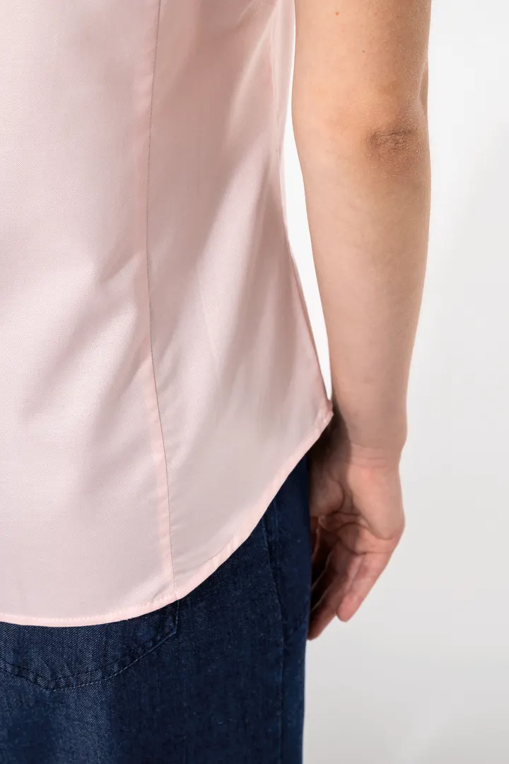 Damen Oxford Kurzarmbluse 7