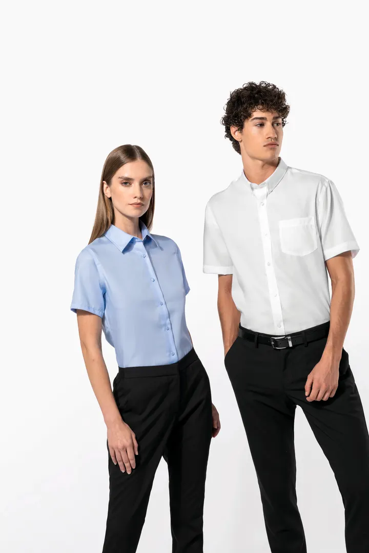 Damen Kurzarmbluse Bügelfrei 8