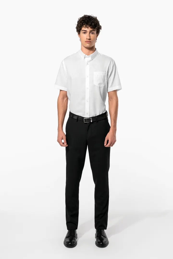 Chemise micro-sergé manches courtes sans repassage 6