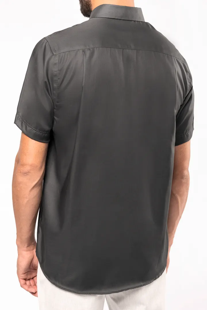 Chemise micro-sergé manches courtes sans repassage 9