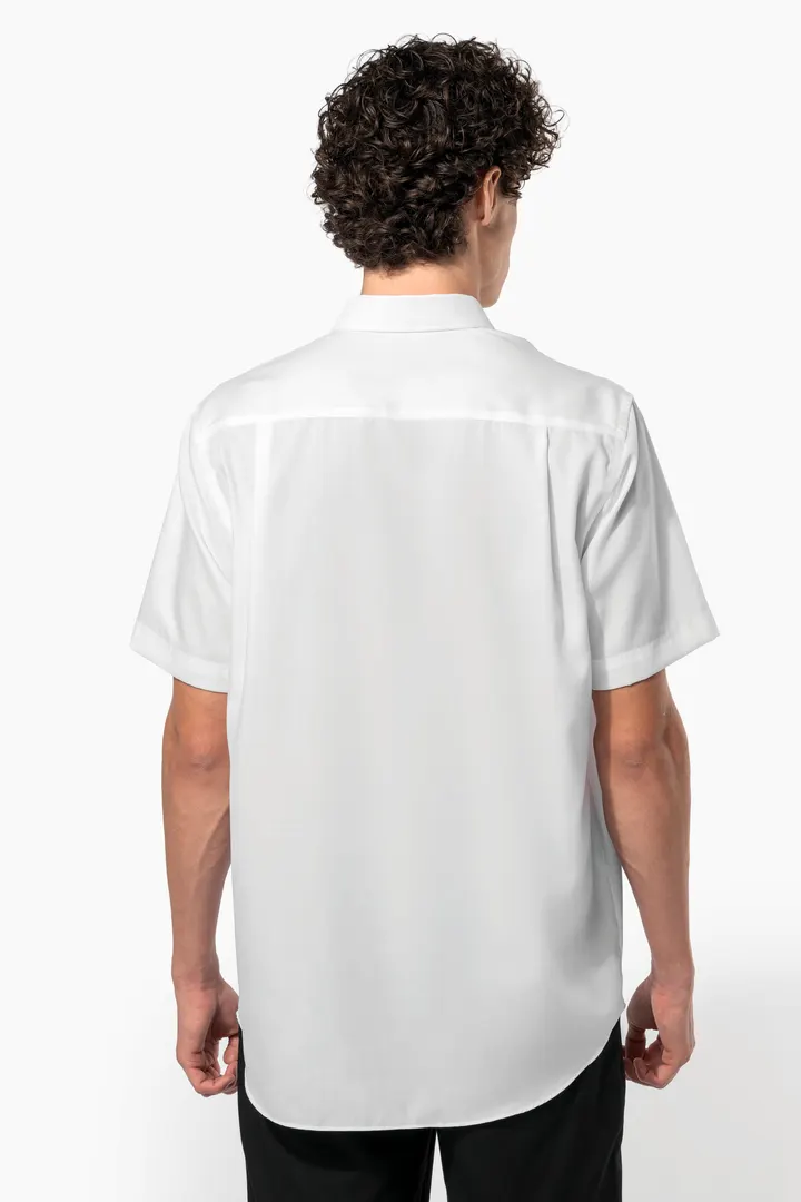 Chemise micro-sergé manches courtes sans repassage 10