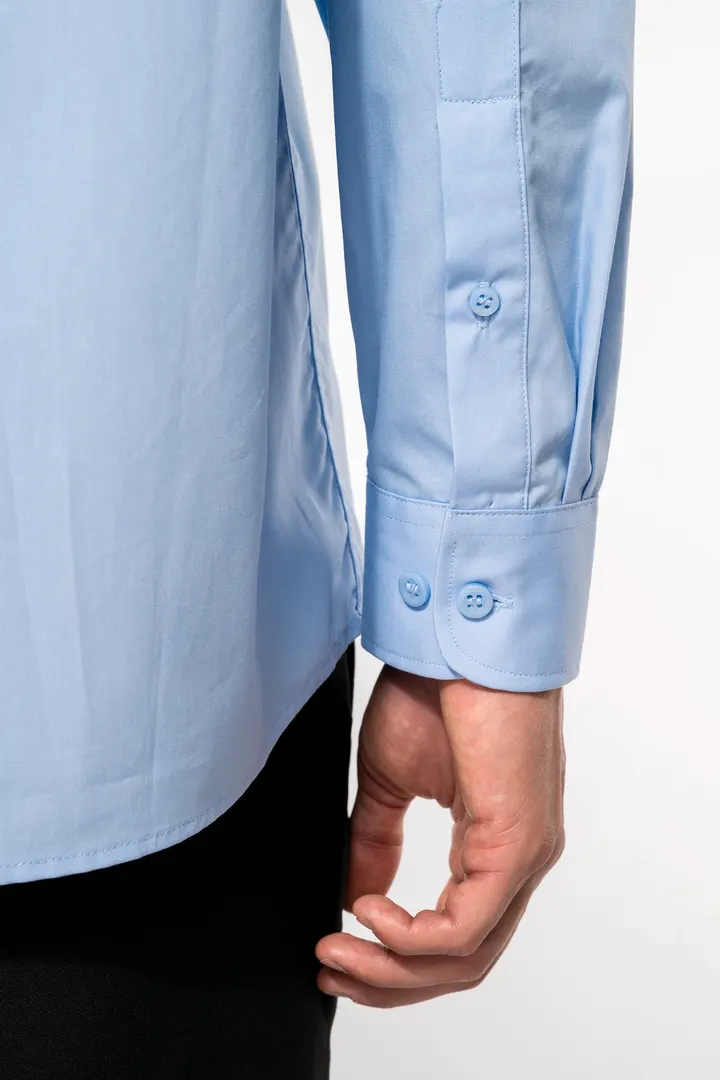 Herren Popelinehemd Langarm 6