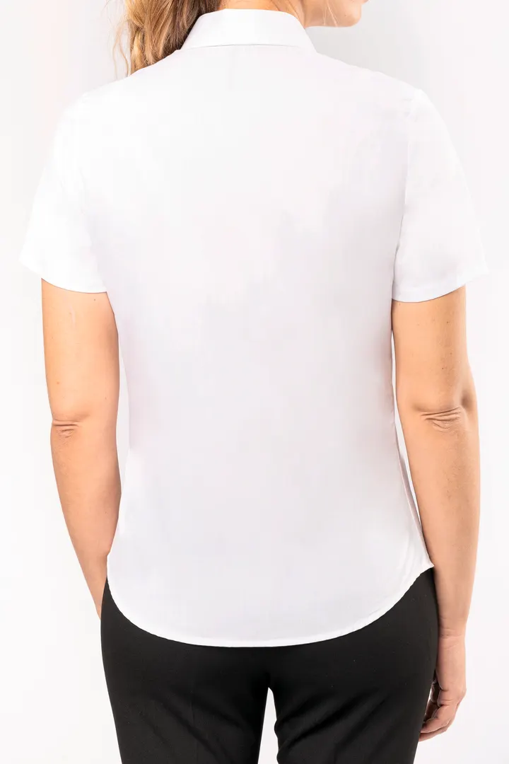 Chemise popeline manches courtes femme 9