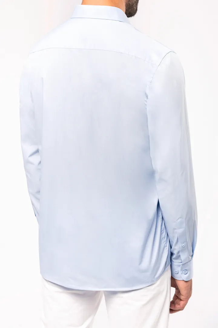 Popeline-Hemd Baumwollpolyester pflegeleicht für Herren 15