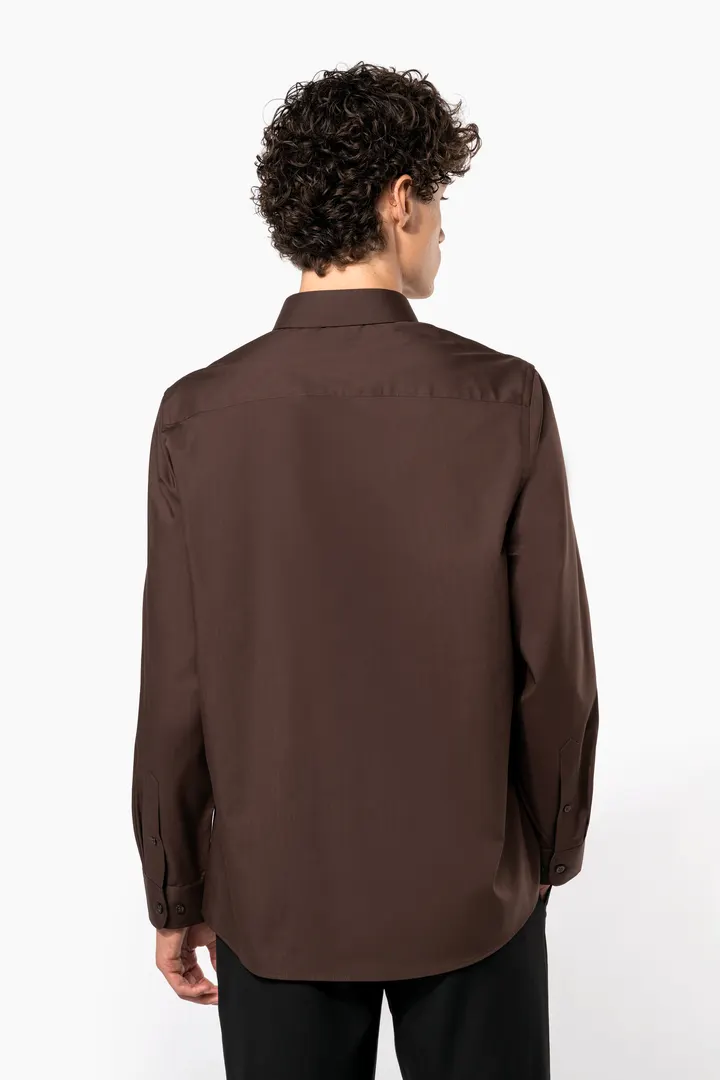 Popeline-Hemd Baumwollpolyester pflegeleicht für Herren 4