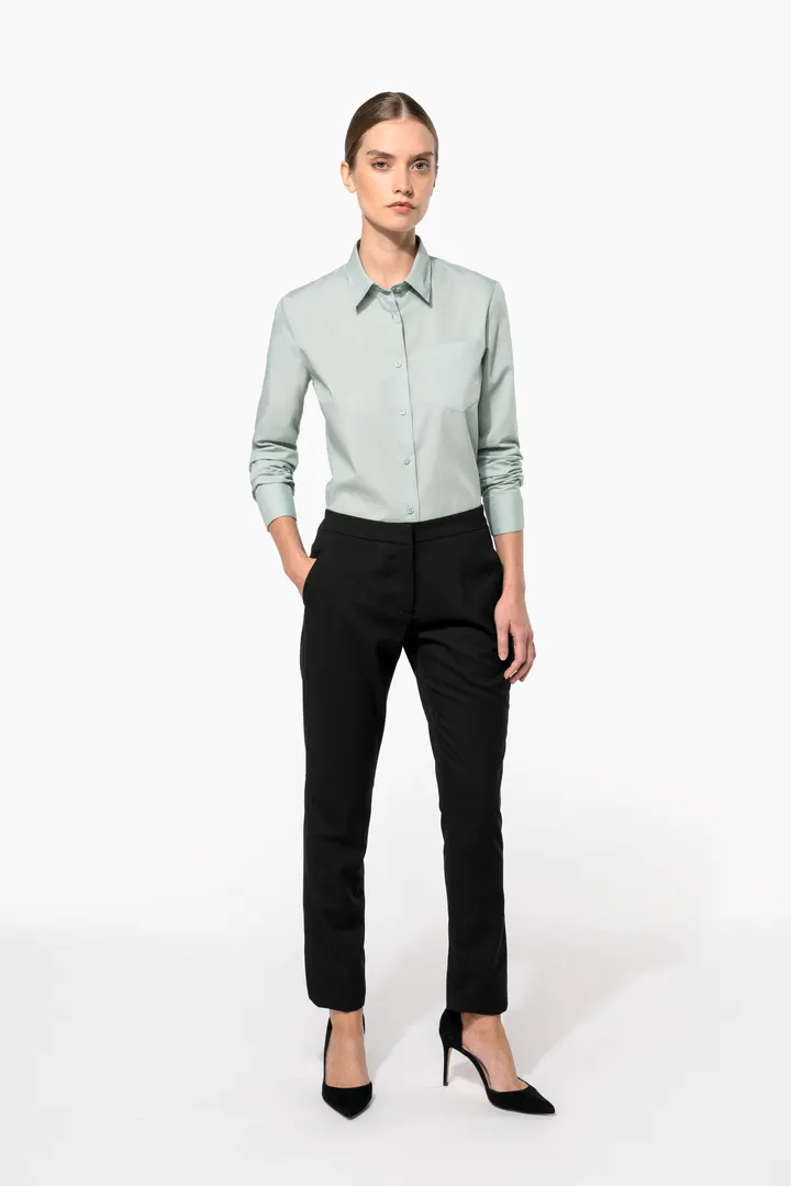 Chemise popeline polycoton entretien facile femme 4