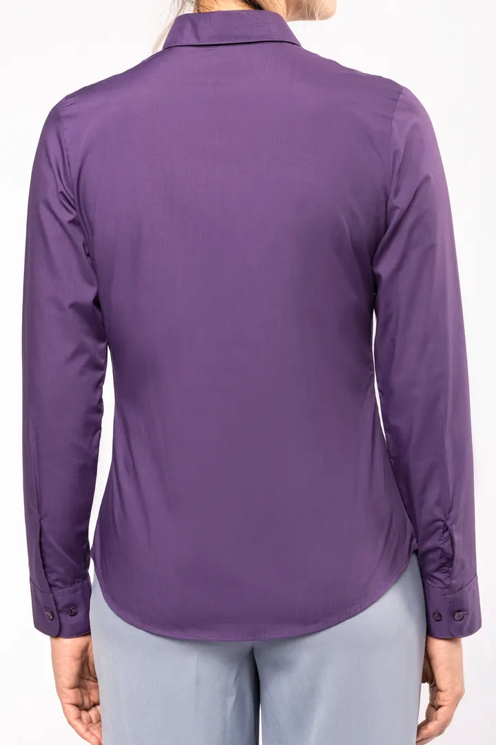Chemise popeline polycoton entretien facile femme 8