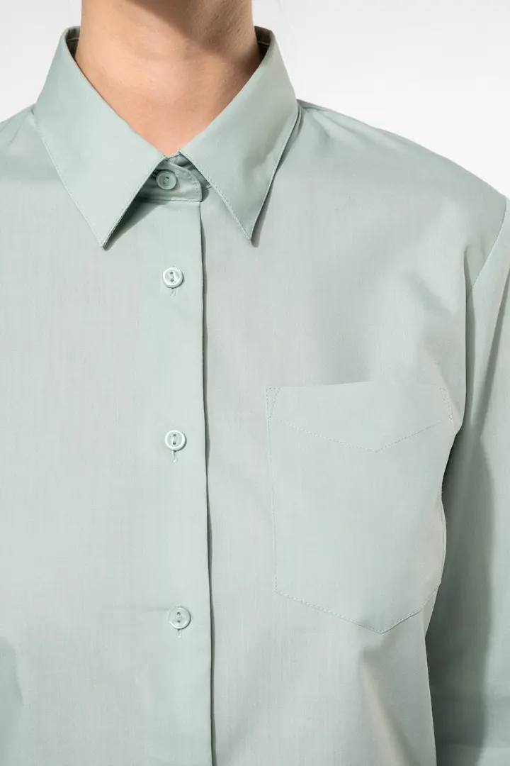 Chemise popeline polycoton entretien facile femme 7