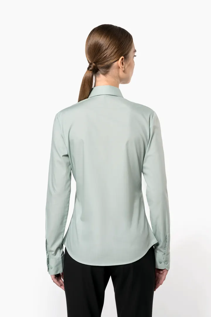 Chemise popeline polycoton entretien facile femme 10