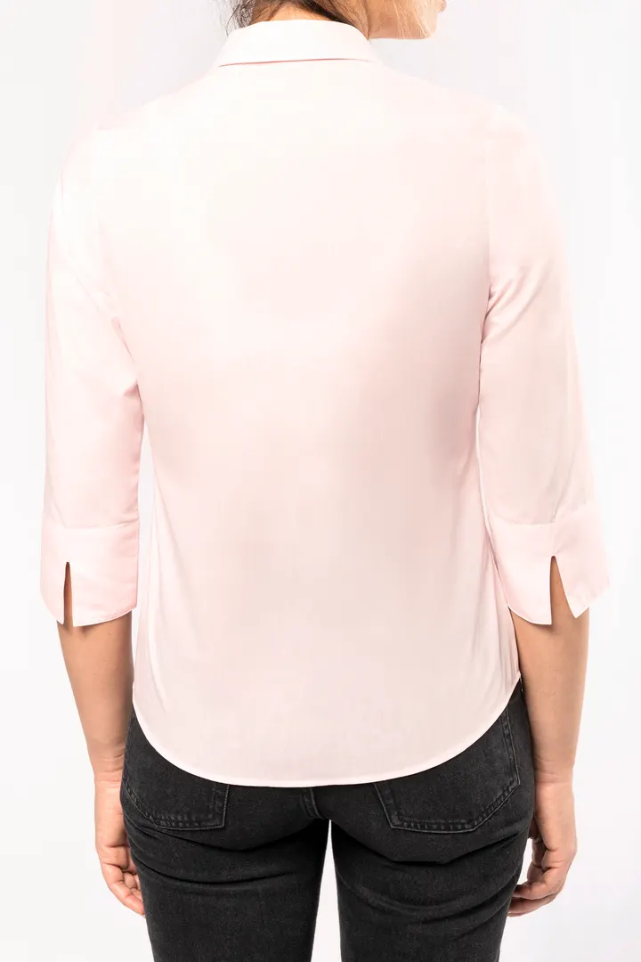 Chemise popeline polycoton manches 3/4 entretien facile femme 10