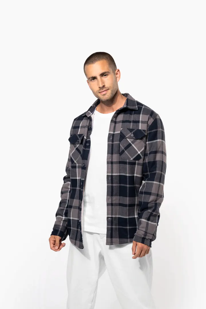 Surchemise à carreaux doublée sherpa homme 8