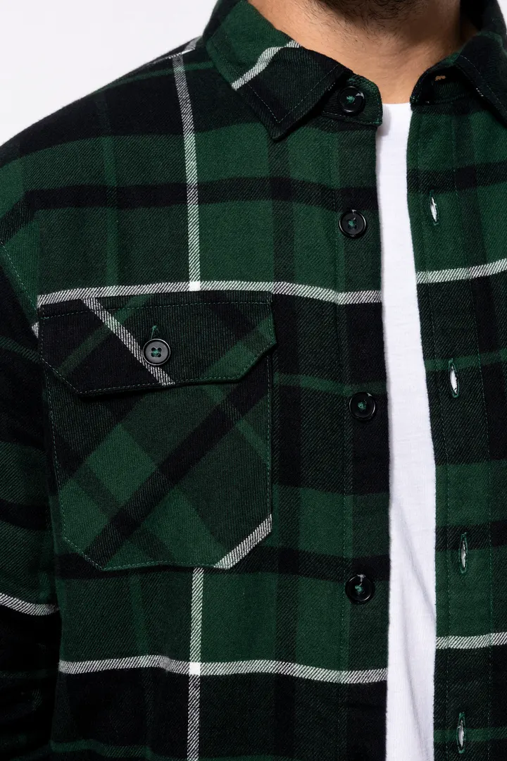 Surchemise à carreaux doublée sherpa homme 14