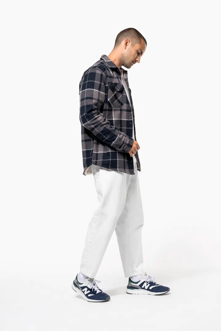 Surchemise à carreaux doublée sherpa homme 13